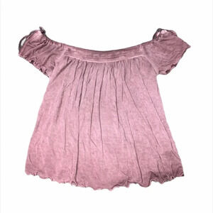 AEO Plum Soft & Sexy Off the Shoulder Top